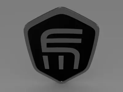 exagon logo 3D model by Sergey