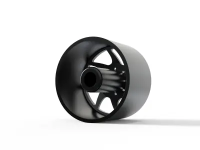 FRONT SPECIALITY FORGED D026 WHEEL 3D MODEL 3D model