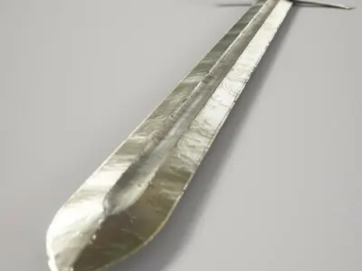 Steel Long Sword Low-poly 3D model