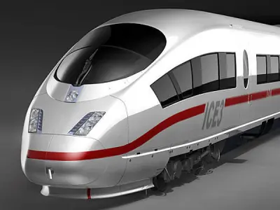 ICE 3 train 3D model