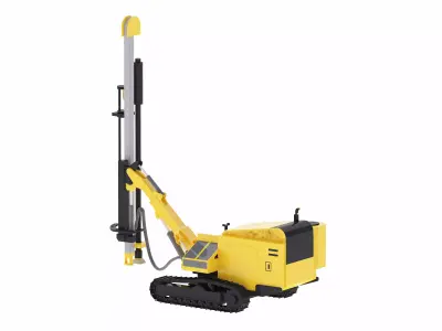 Drill Rig Surface Mining D40SH Low-poly 3D model