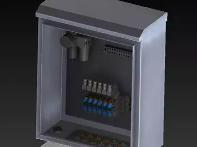 PNUMETIC BOX CONTROL 3D model