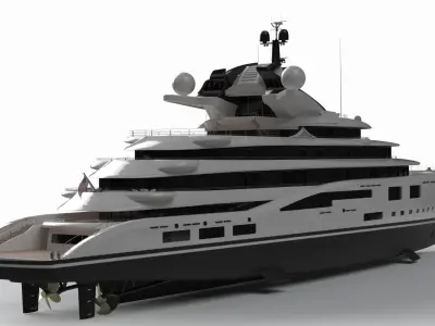  Lurssen JAG Yacht Project Dynamic Simulation 