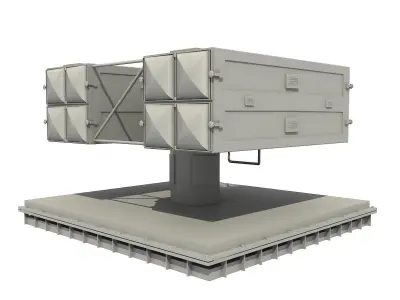 Sea Sparrow Missile 3D model