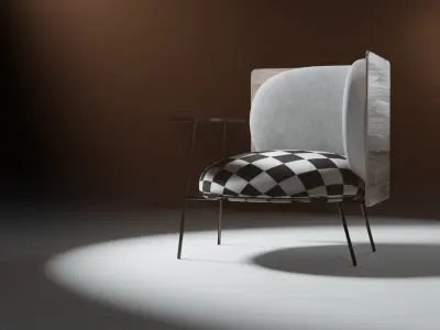 Chair sci-fi 3D model