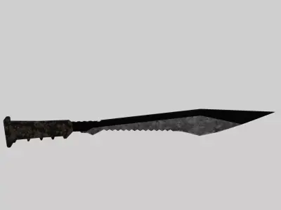 Sword model Low-poly 3D model 7
