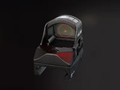 Holosun HS507C RedDot Low-poly 3D model