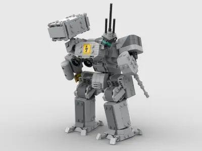 heavy exo fighter   3D model