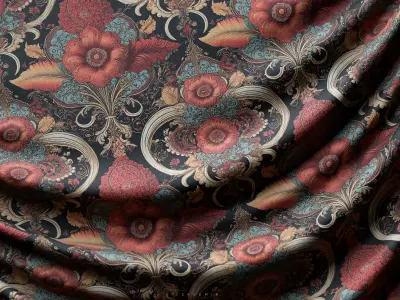 Victorian Fabric - Cloth Texture - Material Pack Texture