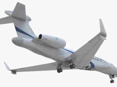 Electronic Surveillance Aircraft Simplified 3D model