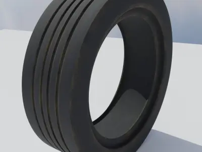 Dirty Tire  3D model