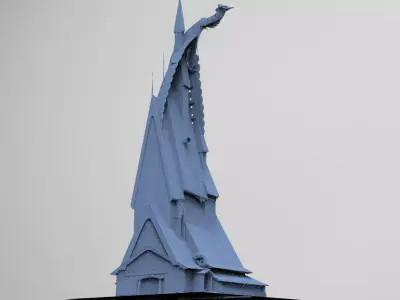 Viking big house 10 3D model