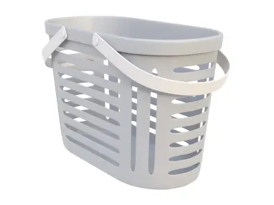 Bathroom basket 07 3D model