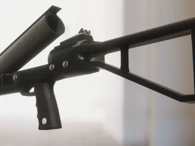 Grenade Launcher GL37 - Game-Ready Free low-poly 3D model