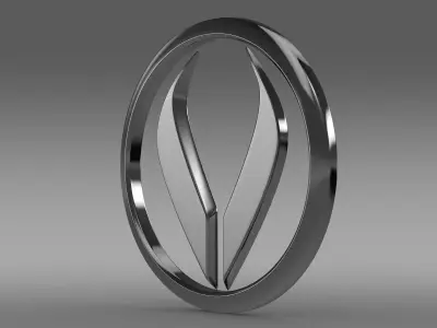 alpheon logo 3D model by Sergey
