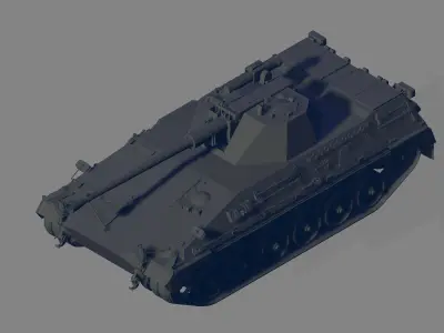 Begleitpanzer 57 3D model
