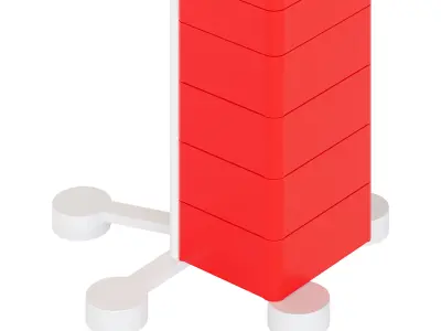 SPINNY RED 3D model