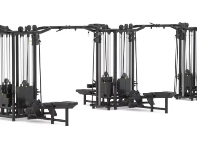 Technogym Cable Stations 12 3D model