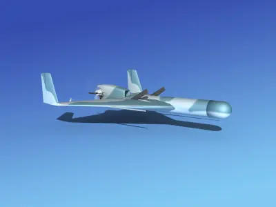 Harpy 1 UAV V04 3D model