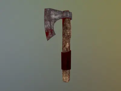 Axe Game Ready Low-poly 3D model purchase