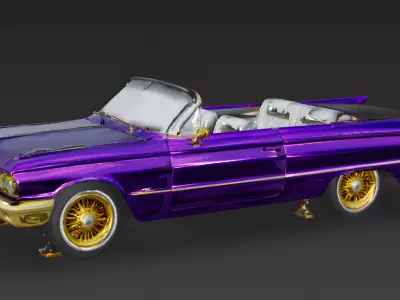 Royal Bounce Custom Lowrider 3D Model Low-poly 3D model