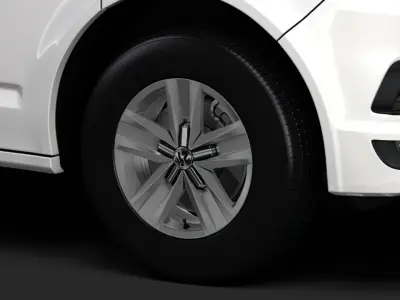Volkswagen Transporter Highline 2018 wheel 3D model