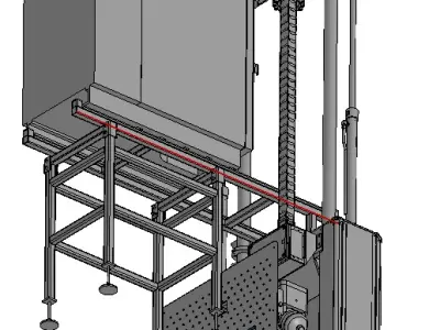 Servohydraulic Load Frames 100kN 3D model