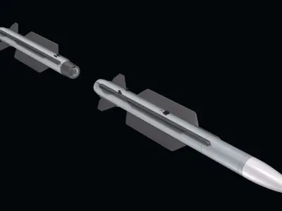 LRAAM Concept Missile 3D model