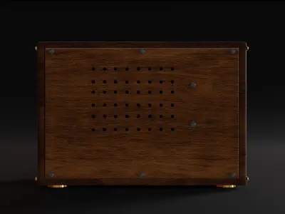 Old Radio 3d Model 3D model purchase