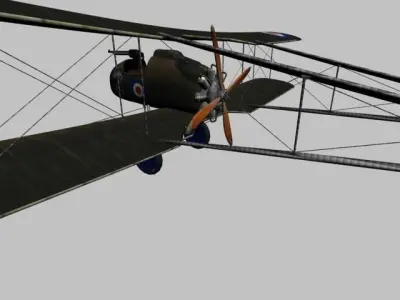  RAF fe8 Low-poly 3D model