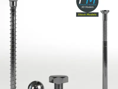 Hardware parts 3D model