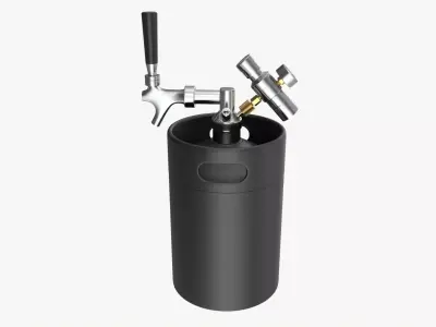 Pressurized Keg System 01 3D model