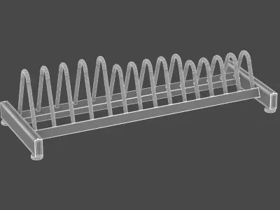 Technogym Plate Toast Rack 3D model