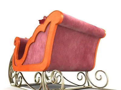Santas Sled 3D model