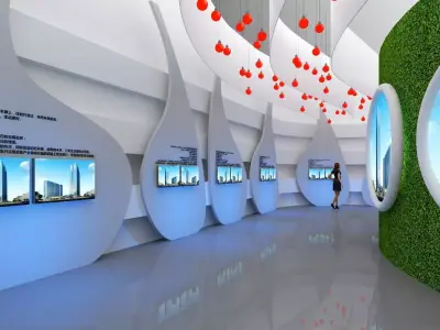 Exhibition - Size - 18X93DMAX2012-0045 3D model