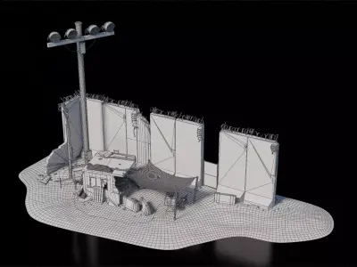 Warzone - Rebuilt Outpost 3D model