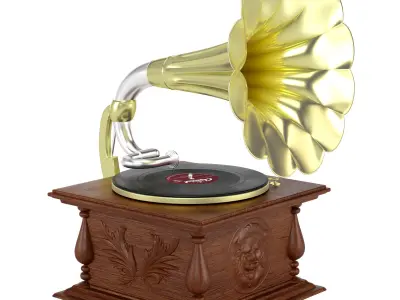 Grammafon gramophone 3D model