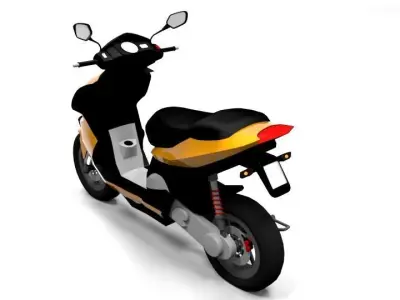 PIAGGIO NRG Low-poly 3D model