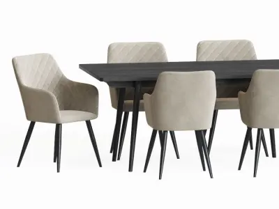 Dining Set 88 3D model