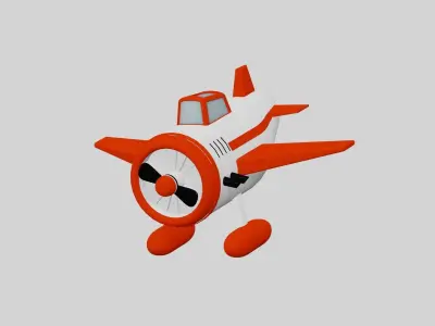Airplane toy 3D model purchase