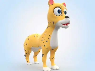 Leopard 3D model