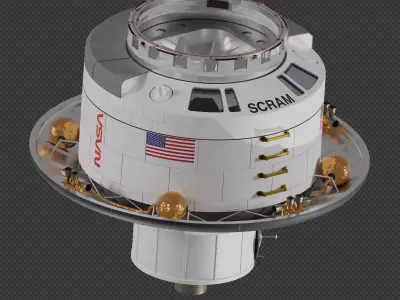 NASA SCRAM Crew Return Vehicle 3D model