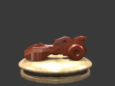 Batmobile ll toy 3d Model Free 3D print model