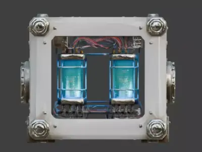 Realistic Sci-Fi Modular Power Core 3D Model Low-poly 3D model