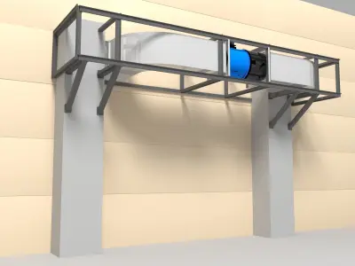 Ventilation box 3D model