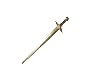 Gold Sword 3D model