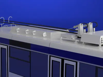 Trolleybus Belkommunmash 3D model