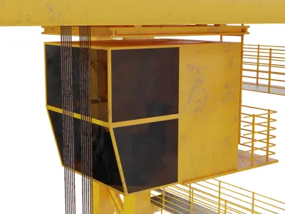 Container Crane 3D model purchase