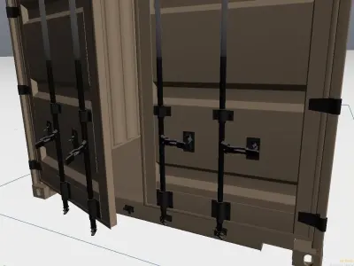 Industrial Shipping Container 3D model