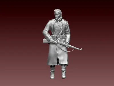 German soldier 3D print model 5